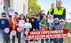 Trafik ekiplerinden hem eğitim hem denetim