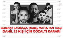 Ünlülere uyuşturucu operasyonunda yeni dalga: 25 isim hakkında gözaltı kararı