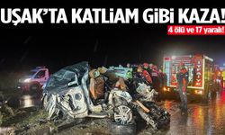 Uşak-İzmir karayolunda zincirleme kaza: 4 ölü 17 yaralı