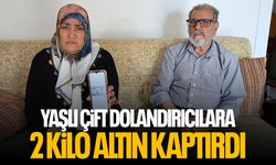 Yaşlı çift dolandırıcılara 2 kilo altın kaptırdı