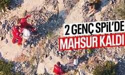 2 genç Spil'de mahsur kaldı