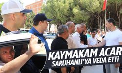 3,5 yıllık görev sona erdi… Kaymakam Acar Saruhanlı’ya veda etti