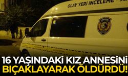 16 yaşındaki kız annesini bıçaklayarak öldürdü!