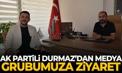 AK Partili Durmaz’dan medya grubumuza ziyaret
