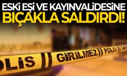 Eski damat dehşet saçtı! Eski eşi ve kayınvalidesine bıçakla saldırdı!