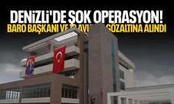 Denizli'de şok operasyon! Baro başkanı ve 12 avukat gözaltına alındı