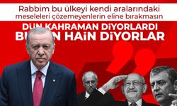 Cumhurbaşkanı Erdoğan'dan muhalefete gönderme