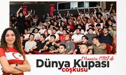 Manisa CBÜ'de Dünya Kupası coşkusu