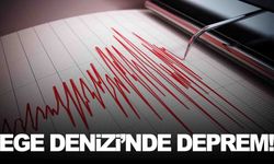 Ege Denizi’nde deprem... Büyüklüğü açıklandı!