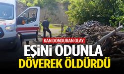 Dehşete düşüren olay: Eşini odunla döverek öldürdü