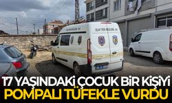 17 yaşındaki çocuk, bir kişiyi pompalı tüfekle vurdu
