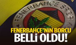 Fenerbahçe’nin borcu belli oldu!
