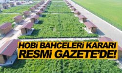 Hobi bahçeleri kararı Resmi Gazete’de... Yıkılacaklar mı?