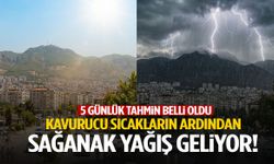 Manisa’da kavurucu sıcakların ardından sağanak geliyor!