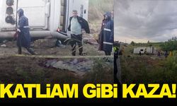 Tur minibüsü şarampole yuvarlandı… Ölü ve yaralılar var!
