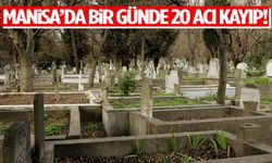 Manisa’da bir günde 20 acı kayıp!