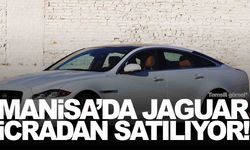 Manisa’da 2016 model Jaguar icradan satışa çıkarıldı