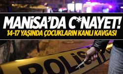 Manisa'da cinayet! 14-17 yaşlarındaki çocukların kanlı kavgası...