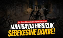 Manisa'da hırsızlık şebekesine darbe!