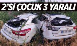 Manisa'da kaza: 2'si çocuk 3 yaralı
