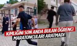 Manisa’da kimliği son anda bulan öğrenci sınava koşarak girdi