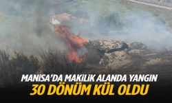 Manisa’da makilik alan alevlere teslim oldu!
