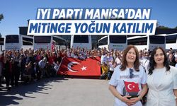 Manisa'dan İYİ Parti mitingine yoğun katılım