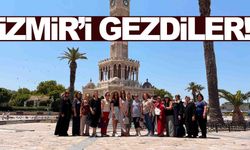 Manisalı kadınlar İzmir’i gezdi... Yunusemre'den İzmir'e gezi