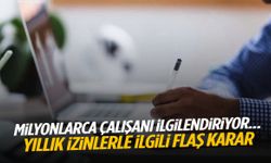 Milyonlarca çalışanı ilgilendiriyor… Yıllık izinlerde sistem değişti!
