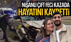 Nişanlı çiftin hayatını kaybettiği kazanın görüntüleri ortaya çıktı