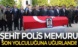 Şehit polis memuru Tayfun Baş Denizli’de son yolculuğuna uğurlandı