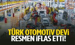Türk otomotiv devi iflas etti!