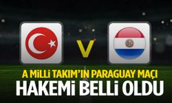 Türkiye – Paraguay maçının hakemi belli oldu