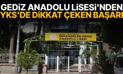 Gediz Anadolu Lisesi'nden YKS'de dikkat çeken başarı