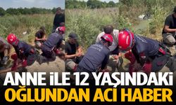 Sulama kanalına uçan otomobilde anne ile oğlu hayatını kaybetti