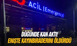 Düğünde kan aktı! Enişte kayınbiraderini öldürdü