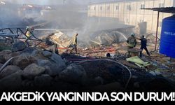 Akgedik yangınında son durum!