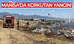 Manisa'da korkutan yangın! Yerleşim yerleri son anda kurtarıldı