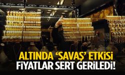 Altında savaş etkisi! Fiyatlar sert geriledi