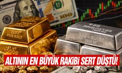 Altının en büyük rakibi sert düştü!