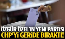 Özgür Özel'in yeni partisi CHP'yi geride bıraktı!