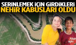 Serinlemek için girdikleri nehir kabusları oldu