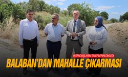 Balaban’dan mahalle çıkarması!