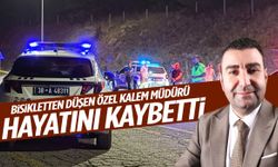 Bisikletten düşen belediye özel kalem müdürü hayatını kaybetti