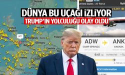 Dünya bu uçağı izliyor… Trump'ın yolculuğu olay oldu!
