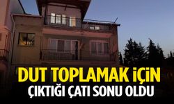 Dut toplamak için çıktığı çatı sonu oldu