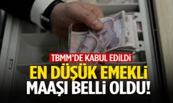 TBMM’de kabul edildi! En düşük emekli maaşı belli oldu!