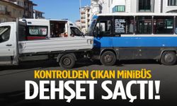 Kontrolden çıkan minibüs dehşet saçtı… 3 araç birbirine girdi! Yaralılar var