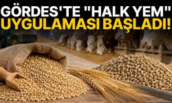Gördes'te "Halk Yem" uygulaması başladı!