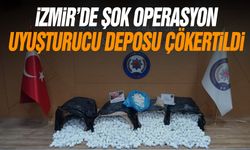 İzmir’de şok operasyon! Uyuşturucu deposu çökertildi